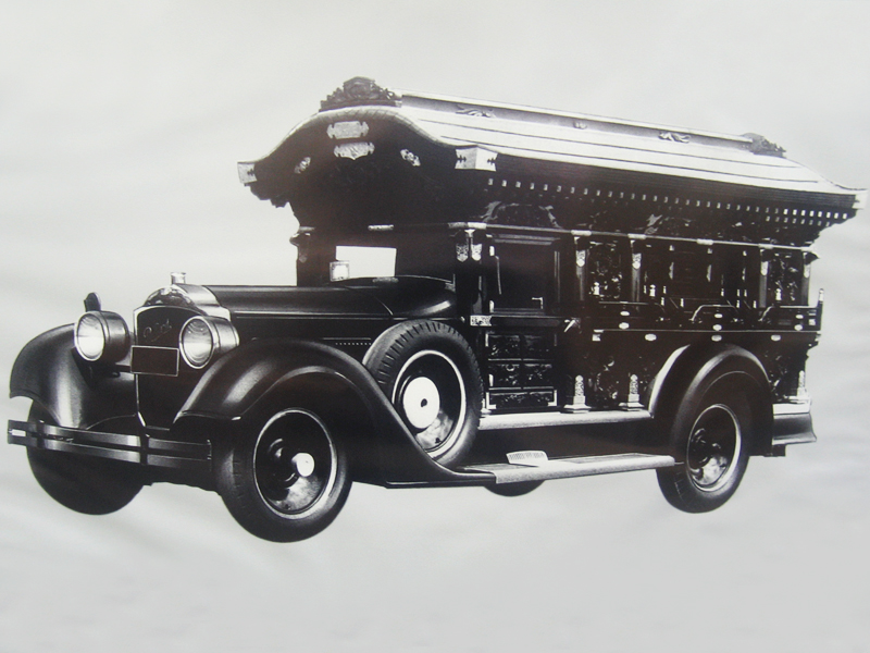 1927年(昭和2年)の宮型霊柩車